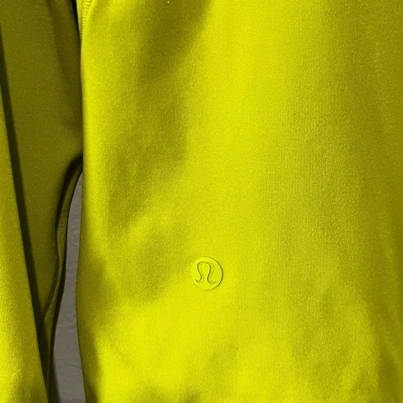 LULULEMON-NEW Bright Yellow Long Sleeve Bodysuit Size L - Picture 3 of 4